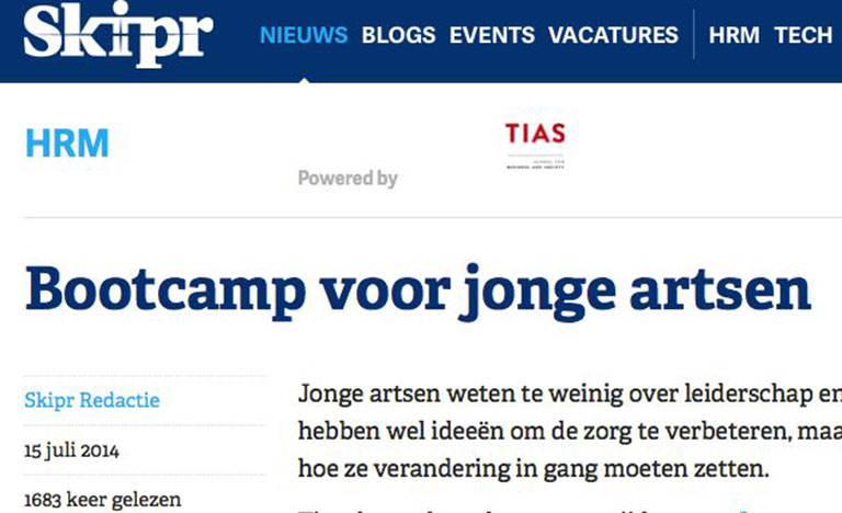 Bootcamp voor jonge artsen