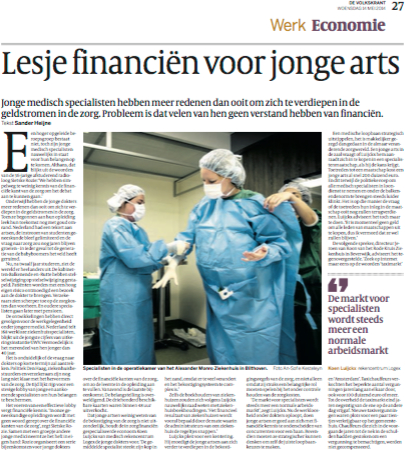 Lesje financiën voor jonge artsen